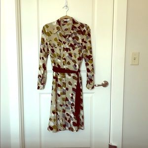 Mango Green mixed color Dress